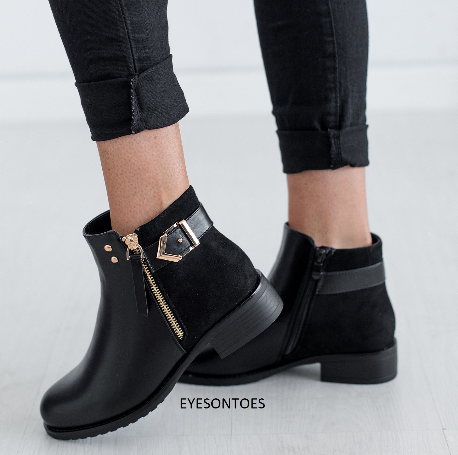 womens boots with zipper on side